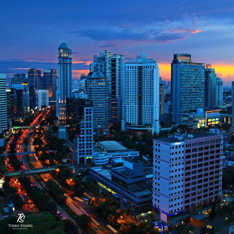 Jakarta skyline. Sumber: Koleksi pribadi
