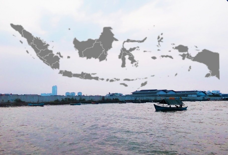 illustrasi kepulauan Indonesia, gambar milik AriefBw