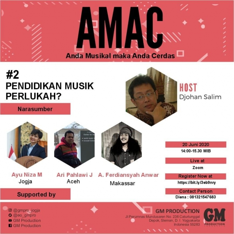 e-Flyer AMAC (sumber Instagram @gmpro_jogja)