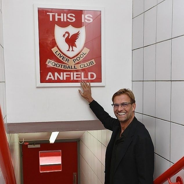 Klopp at Anfield | dailymail.co.uk