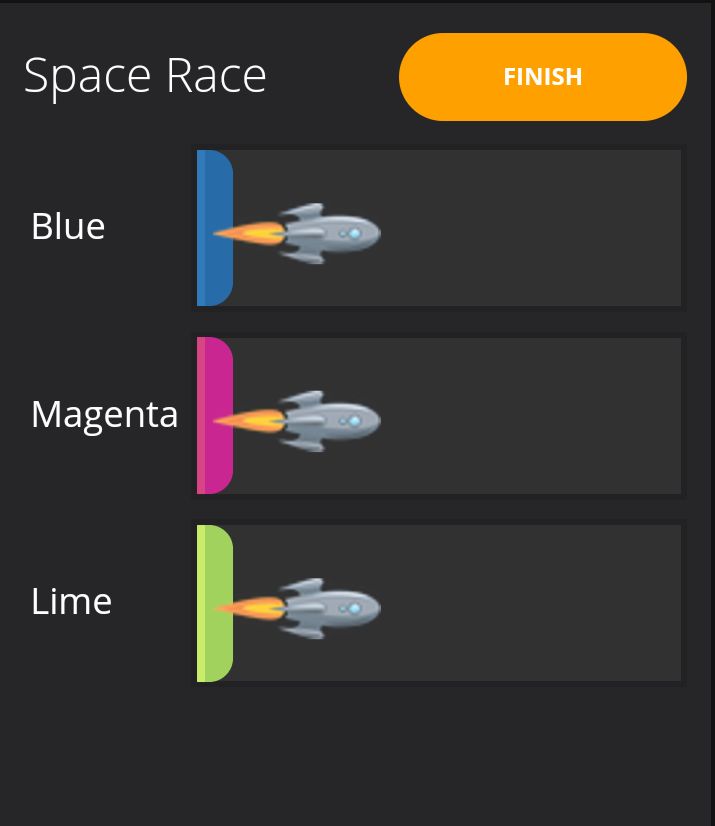 Gambar 10. Memantau permainan di layar HP | Socrative.com