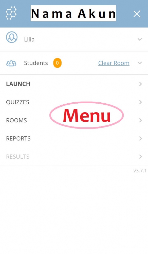 Gambar 3. Menu Socrative | Socrative.com