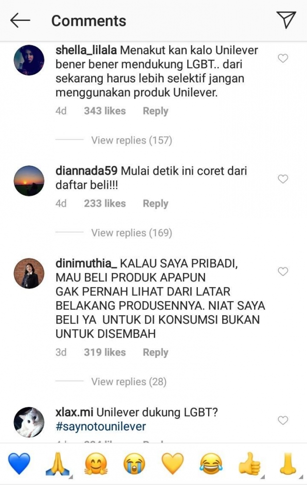 Instagram Unilever Indonesia