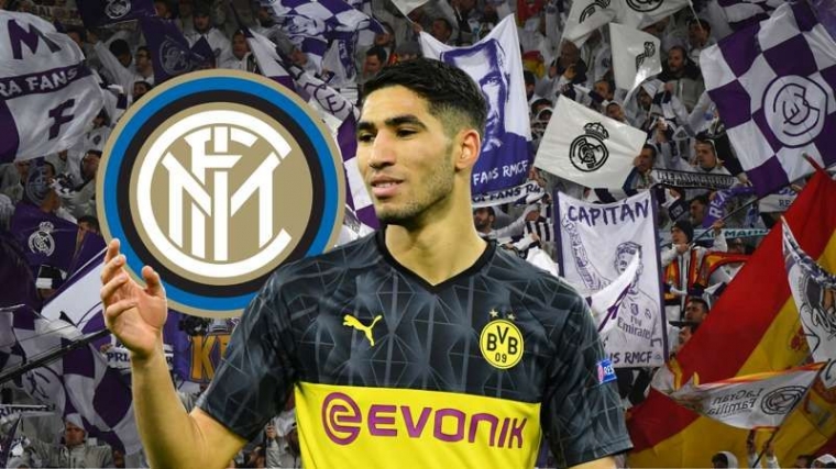 Selangkah lagi Achraf Hakimi mendarat di Inter Milan. | Foto: Goal/Getty