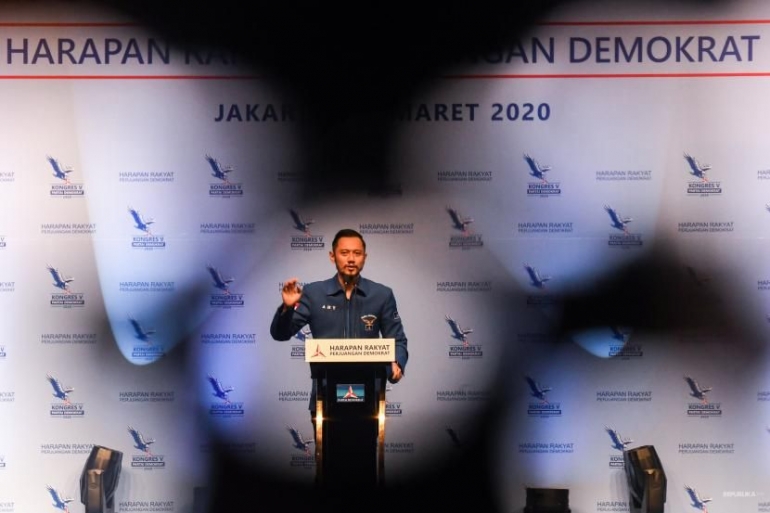 Ketua Umum Partai Demokrat Agus Harimurti Yudhoyono (AHY), Sumber: Republika