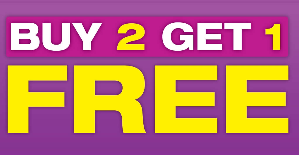 Promosi beli dua gratis satu (sumber: singpromos.com)