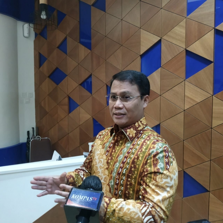 Wakil Ketua MPR RI Ahmad Basarah memberikan keterangannya terkait RUU Pembinaan Ideologi Pancasila dalam program Titik Pandang Kompas TV, Selasa (30/6/2020)/Dok. Kompasiana