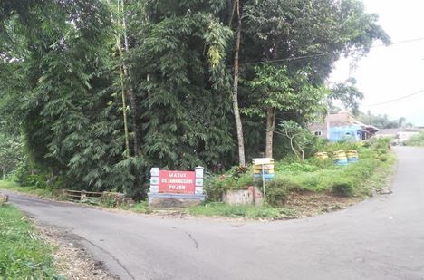 Gambar 1. Akses Masuk Desa Tawangsari, Pujon, Malang | dokpri