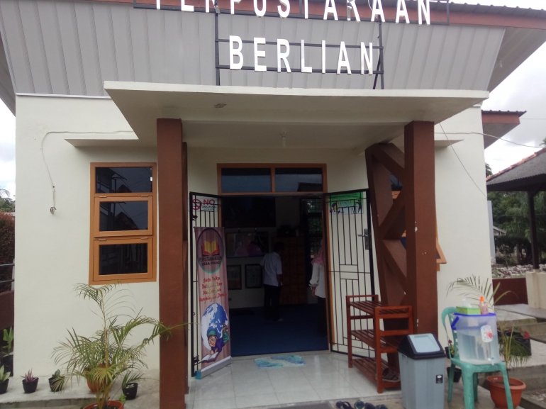 Perpustakaan desa Pemali, kabupaten Bangka Ikuti lomba perpustakan tingkat provinsi kepulauan Bangka Belitung (dokpri) 