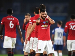 Bruno Fernandes, menjadi bagian penting dari kebangkitan MU|Sumber: Mike Hewitt/NMC Pool