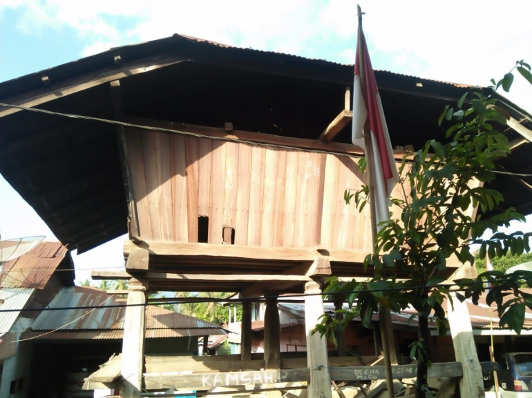 Salah satu lumbung padi di Desa Martelu, Kabupaten Karo (Dokumentasi pribadi)