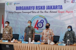 Deskripsi : 48 Tahun RSKO Jakarta, Hidup Dengan Semangat Baru di Era New Normal I Sumber Foto : dokpri