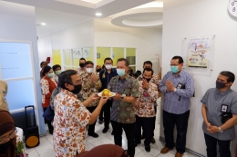 Deskripsi : Peresmian ruangan MCU RSKO Jakarta bertepatan dengan hari ulang tahun ke 48 tahun I Sumber Foto : dokpri