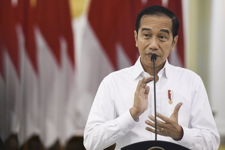 Presiden Jokowi. Antara foto/hafidz mubarak dipublikasikan Kompas.com