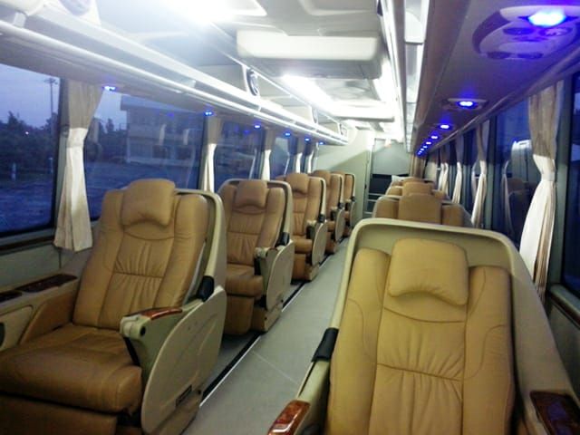 Penampakan konfigurasi kursi 1-1 bus PO Nusantara. Foto: nu3tara.com