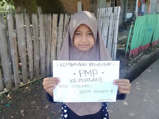 Seorang anak dan pesannya pada Jokowi (channel9.id)