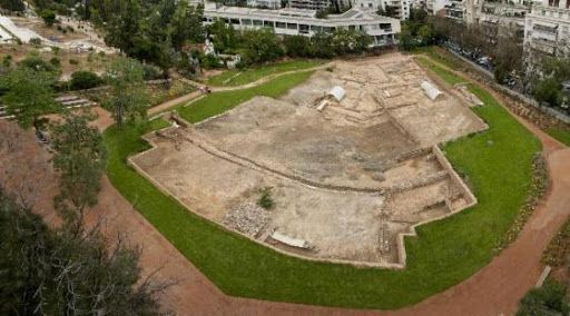 Area lokasi Lyceum Athena difoto dari atas. (Foto: visitgreece.gr).