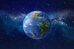 Ilustrasi Bumi dan Semesta, Sumber:https://sains.kompas.com