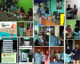 Kegiatan KKN Relawan Covid-19 di Desa Gemeksekti Kebumen, Jawa Tengah.