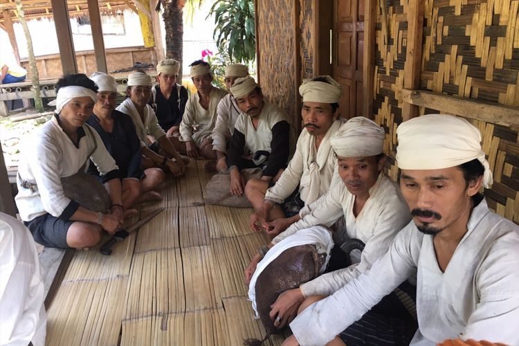 Suku baduy, di Desa Kenekes, Banten (KOMPAS.com/ANGGITA MUSLIMAH)