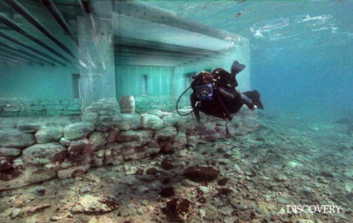 Penyelam menemukan kota purba Pavlopetri di bawah laut Aegea. (Foto: Indozone).