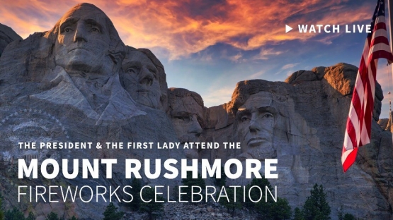 Undangan Perayaan Fourth of July di Monumen Nasional Gunung Rushmore, South Dakota pada (3/7/2020). Sumber: twitter.com/realDonaldTrump