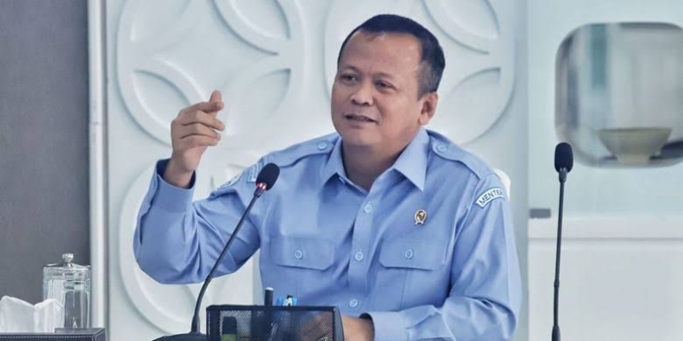 Menteri KKP Edhy Prabowo (Kompas)