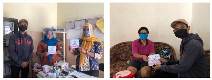 Penyerahan Booklet Kreasi Makanan Bayi & Balita ke Kader Posyandu | dokpri