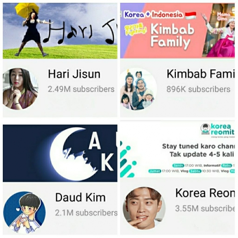 Foto: Kompilasi dari akun Youtuber terkait | dokpri