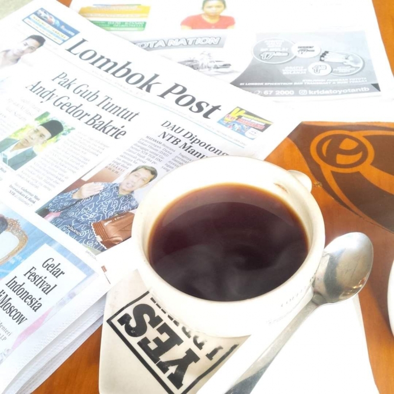 Dokumen Pribadi: Nikmatnya seruput kopi pagi
