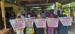 DokPri : Photo bersama dengan masyarakat penerima Manfaat