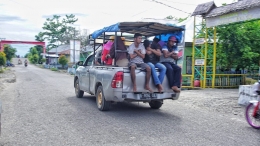 Masyarakat Kepulauan Sula menyebut transportasi ini dengan sebutan Gemkaobrend (dokpri)