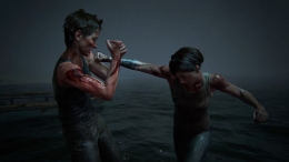 Pertarungan Ellie (kanan) dengan Abby (kiri) (gamerant.com)