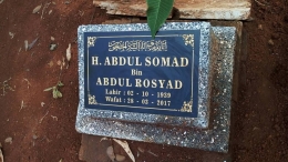 Foto : Makam H. Abdul Somad bin Abdul Rosyad  di Indonesia (dokumen pribadi)