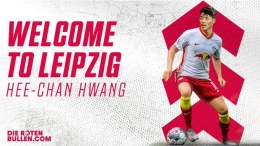 Redbull Leipzig rekrut Hwang Hee-chan dari Redbull Salzburg. Gambar: Twitter/RBLeipzig_EN