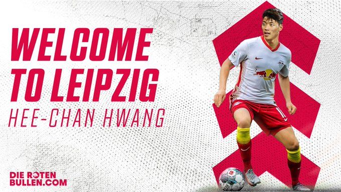 Redbull Leipzig rekrut Hwang Hee-chan dari Redbull Salzburg. Gambar: Twitter/RBLeipzig_EN