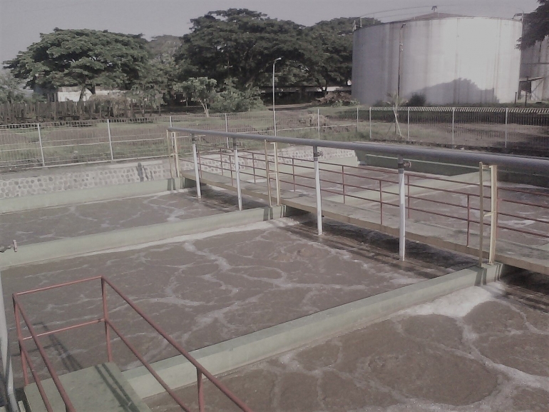 Pengolahan Limbah Cair Pabrik Gula (Foto Dokumen Pribadi/Hensa) 