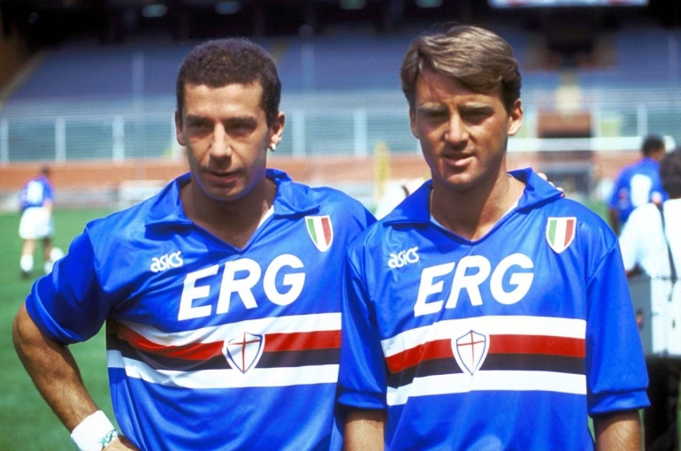 Gianluca Vialli dan Roberto Mancini, Dua Ujung Tombak Kembar Sampdoria 1990 an (https://www.gazzetta.it/)