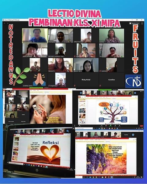 Lectio Divina seluruh kelas sebelum Pelajaran dimulai ( dok pri)