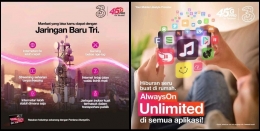 Jaringan 4.5G Pro dan produk AlwaysOn unlimited menjadi perpaduan yang sangat tepat dari Tri Indonesia.