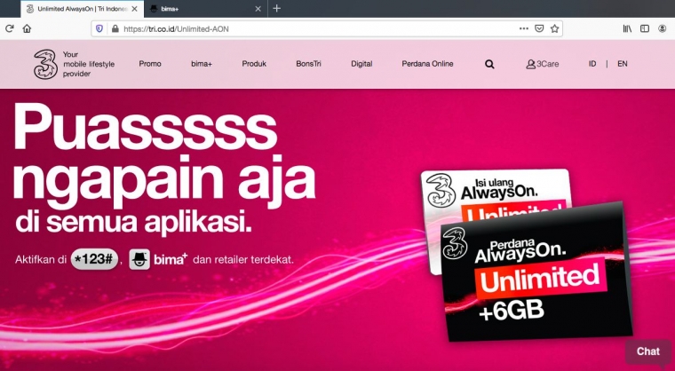 Tri dengan kartu yang selalu