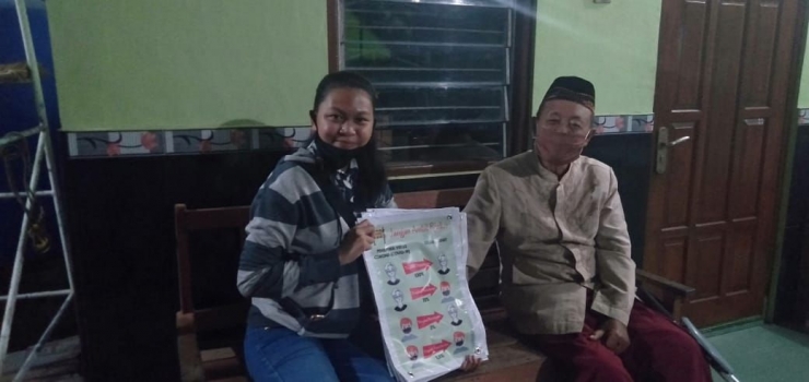 Pemberitahuan Program Kerja Penyebaran Banner Kepada Ketua RT PERUM PEMDA DIY/dokpri