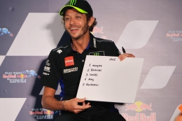 tidak memasukkan namanya dalam prediksi juara MotoGP Jerez 2020, tau diri hihihihih (dok.motogp.com)