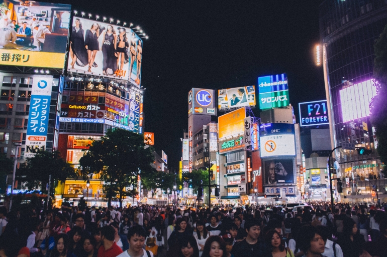 Suasana di tengah kota Tokyo, Jepang (Pexels/ Negative Space)