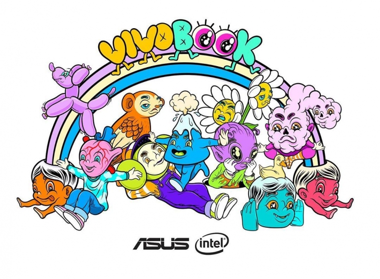 Stiker Khusus untuk ASUS VivoBook S14 S433 | Sumber: Instagram.com/muklay