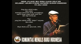 Tribut Komalku Indonesia untuk Eyang Sapardi. Obituari: Youtube/Komalku Indonesia