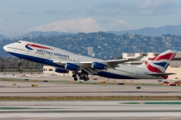 ilustrasi Boeing 747-400 British Airways