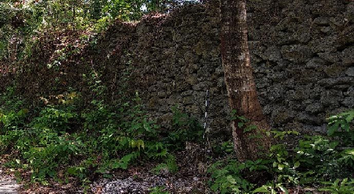 Benteng tradisional Kampung Kuno Tayando, Sumber: Balai Arkeologi Maluku/Wuri Handoko