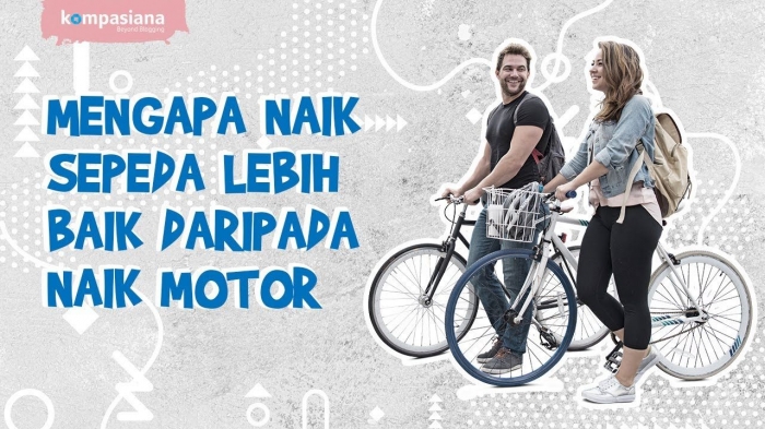ilustrasi bersepeda. (YouTube/Kompasiana)