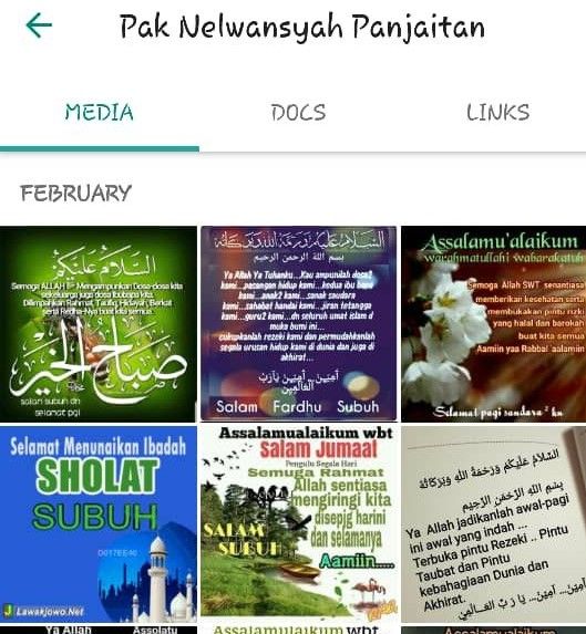 (Contoh kiriman silaturrahmi dari pak Nelwansyah. (Dok. Pribadi).